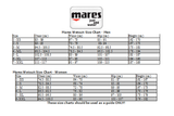 Mares Manta 2.2mm Male Female Shorty New Style